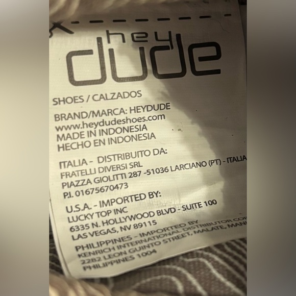 Hey Dude Kids Gray Moccasins - Picture 5 of 6